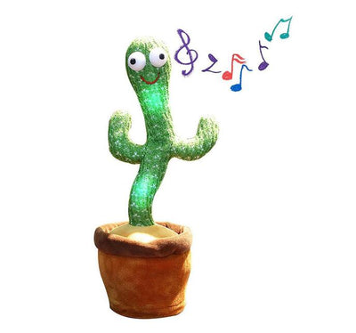 Dancing Cactus Electron Plush Toy Soft Plush Doll Babies Cactus That Can Sing And Dance Voice Interactive Bled Stark Toy For Kid