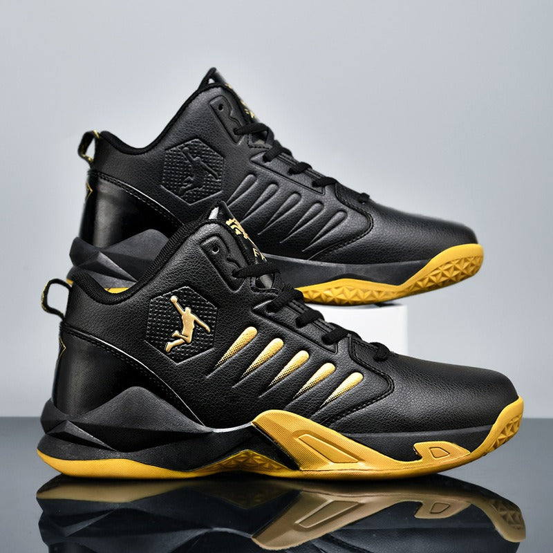 Basketball shoes for men with friction, sound, anti slip, wear-resistant, high top sports shoes for students, venom, and practic