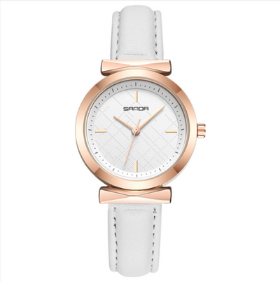 Korean Style Retro Waterproof Quartz Watch For Women