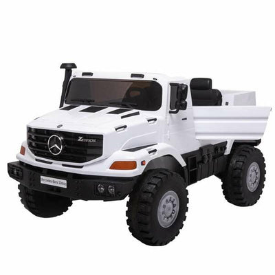 Children's Electric Car Injusa Mercedes Benz Truck White Lights with