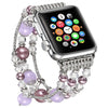 Women Agate Beads Strap Bracelet For Apple Watch All Series