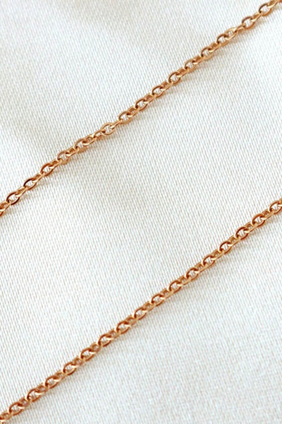 18 Karats Rose Gold Filled Necklace